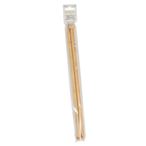 Aiguille à tricoter en bambou - 35 cm