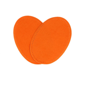 Suede iron on oval repair patches