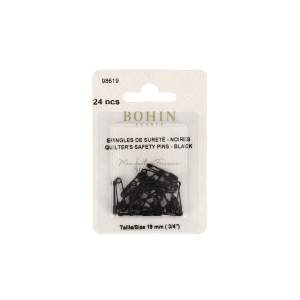 Epingles de sûreté en acier noir