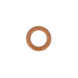 Wooden rings for rattle