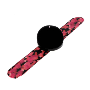 Black adjustable pincushion bracelet