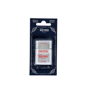 Universal sewing machine needles 70 to 110 - Astro Couture