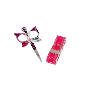 Kit "ciseaux chat  & mètre ruban"