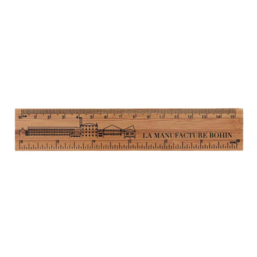 Wooden ruler "La Manufacture BOHIN"