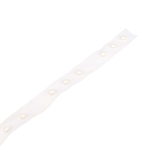 White plastic fasteners tape