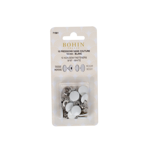 Recharge de boutons pression pour tissus moyens sans couture