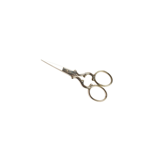 Silver heart embroidery scissors