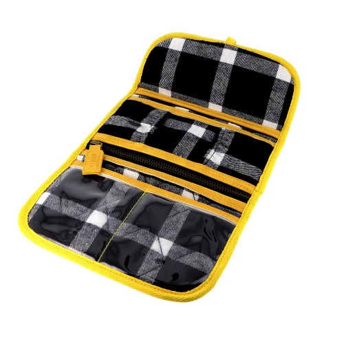 Trousse de couture motif tartan