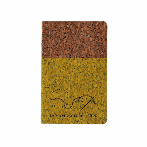 Cork notebook. Yellow